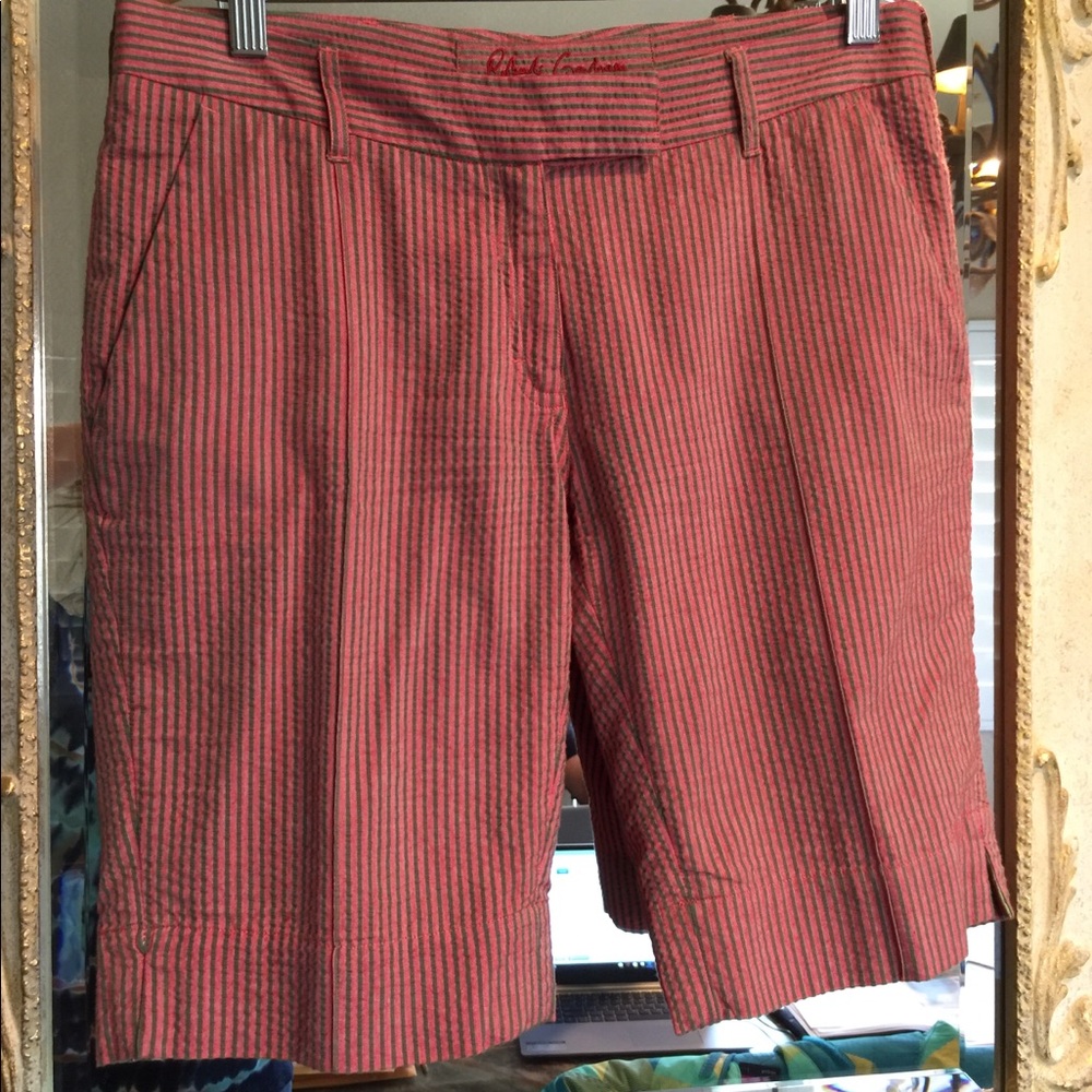 Robert Graham cotton seersucker shorts. Size 8